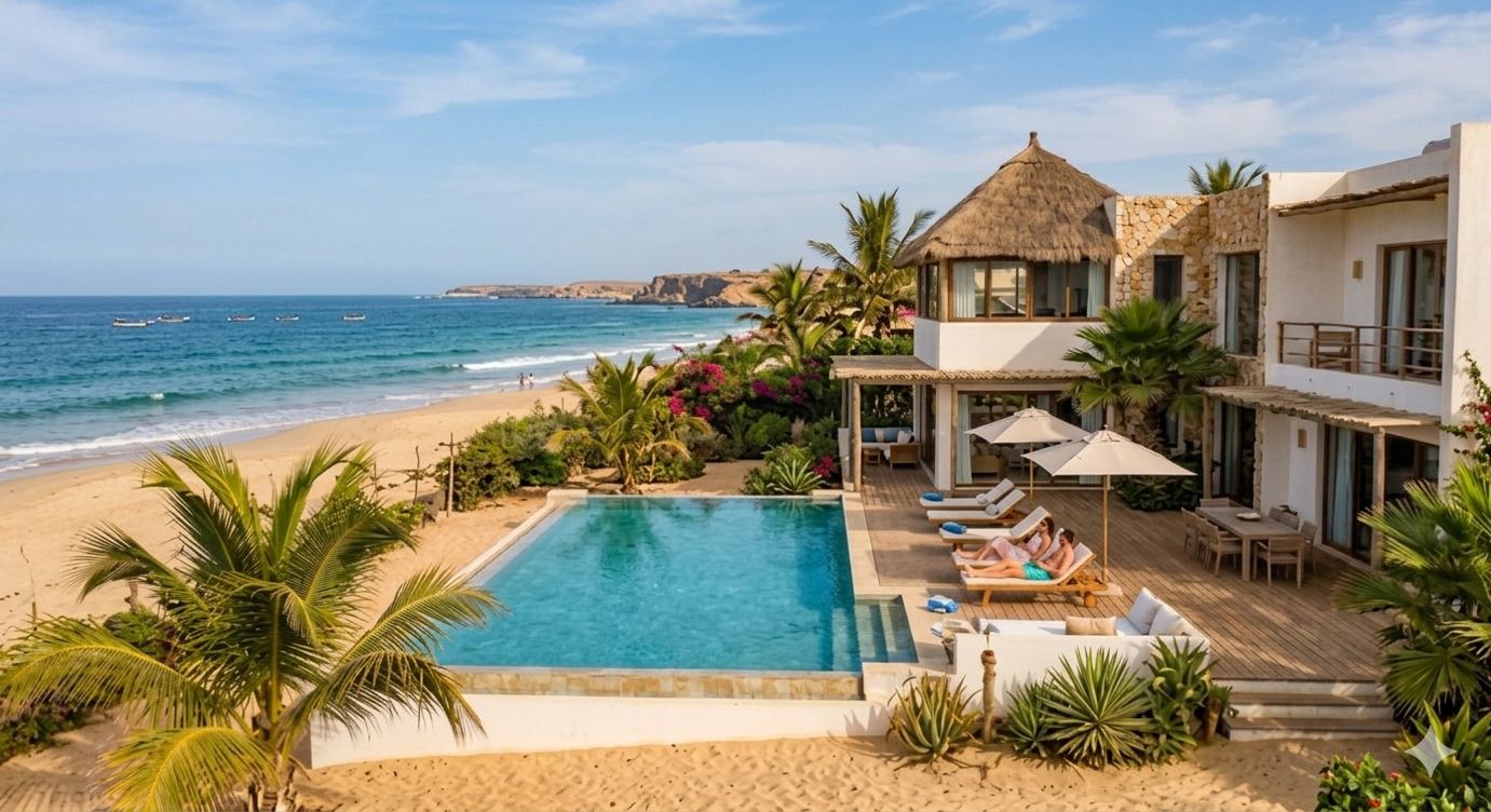 Villa luxe bord de mer piscine Saly Portudal résidence secondaire diaspora