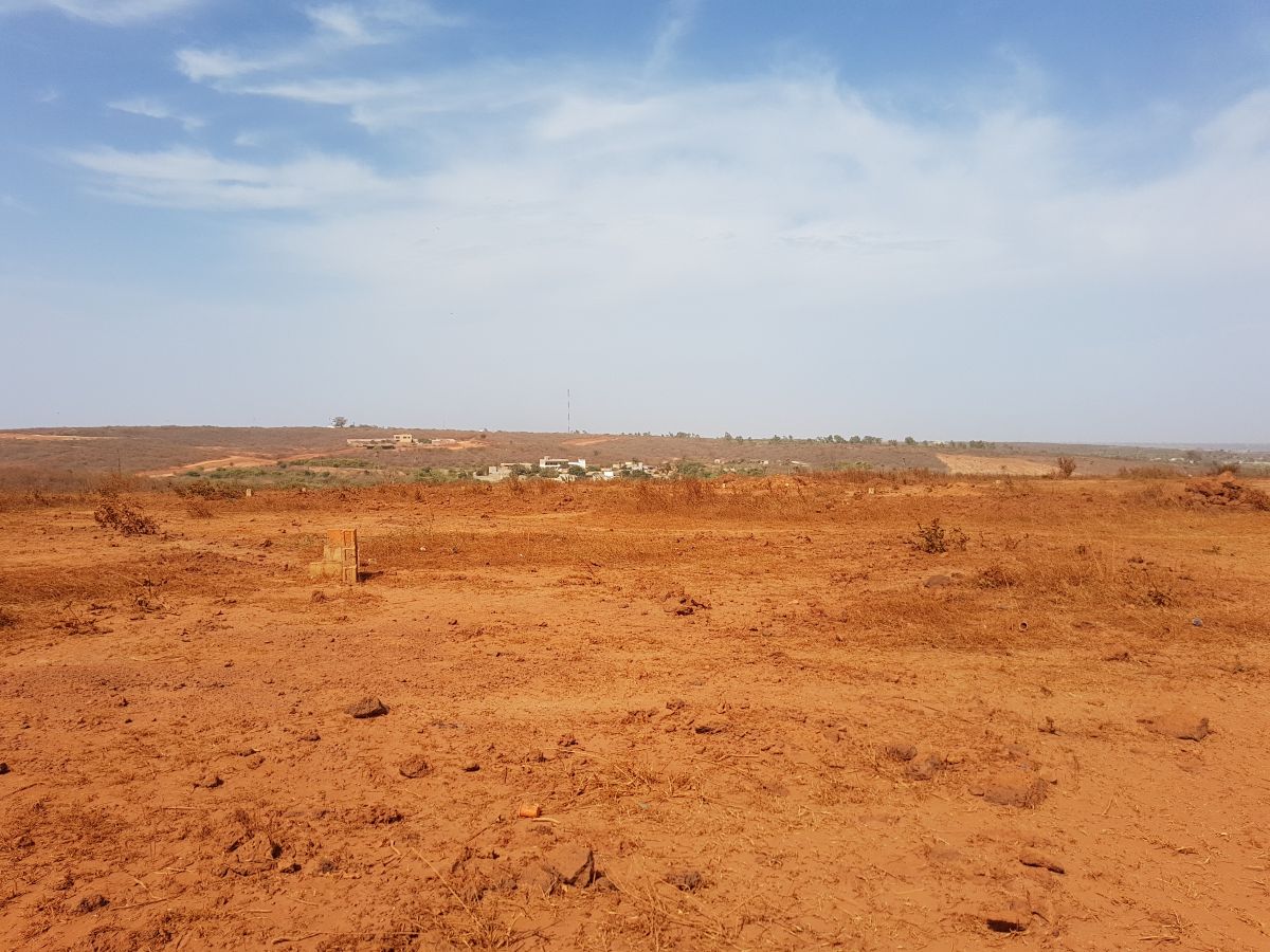 Exemple terrain constructible région Rufisque Landou Sénégal